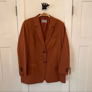 Everlane Burnt Orange Blazer (14)